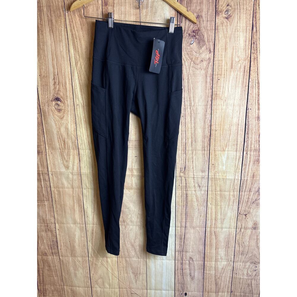 The Gym People Black Leggings with Phone/Credit/Keys Pockets Size S
